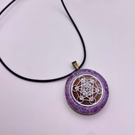 Metatron's Cube Amethyst and Moonstone